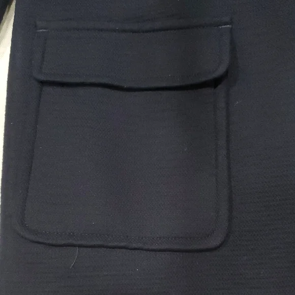 Sandro Women's Navy Toggle Pea Coat - Picture 14 of 17